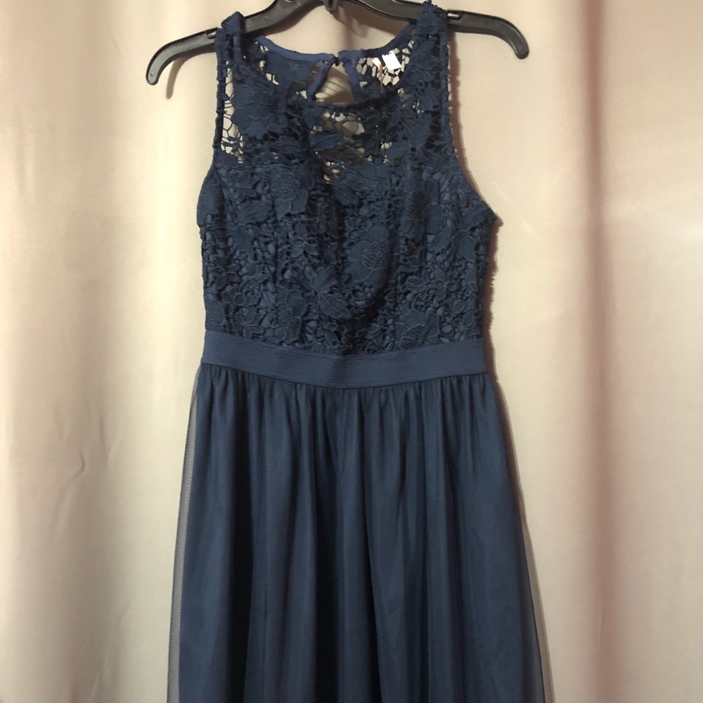 Navy blue dress